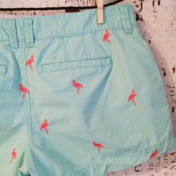 Old Navy flamingo chino cotton embroidered shorts - Picture 7 of 9